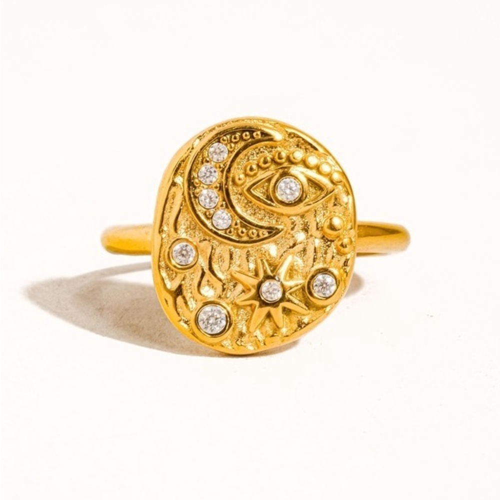 The “Lunar Luck Ring” | 18k Gold Plated - Picture 2 of 2